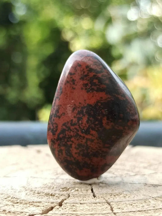 Obsidienne Acajou Magahony du Mexique pierre roulée Grade A++++ Obsidienne Acajou ou Magahony du Mexique