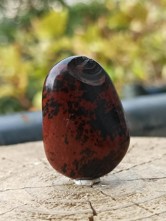 Obsidienne Acajou Magahony du Mexique pierre roulée Grade A++++ Obsidienne Acajou ou Magahony du Mexique