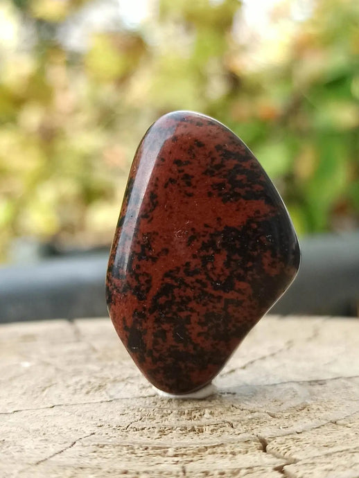 Obsidienne Acajou Magahony du Mexique pierre roulée Grade A++++ Obsidienne Acajou ou Magahony du Mexique