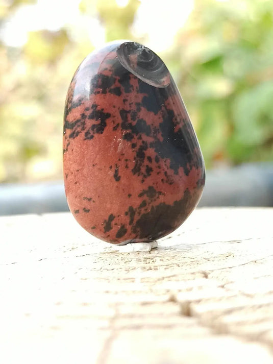 Obsidienne Acajou Magahony du Mexique pierre roulée Grade A++++ Obsidienne Acajou ou Magahony du Mexique