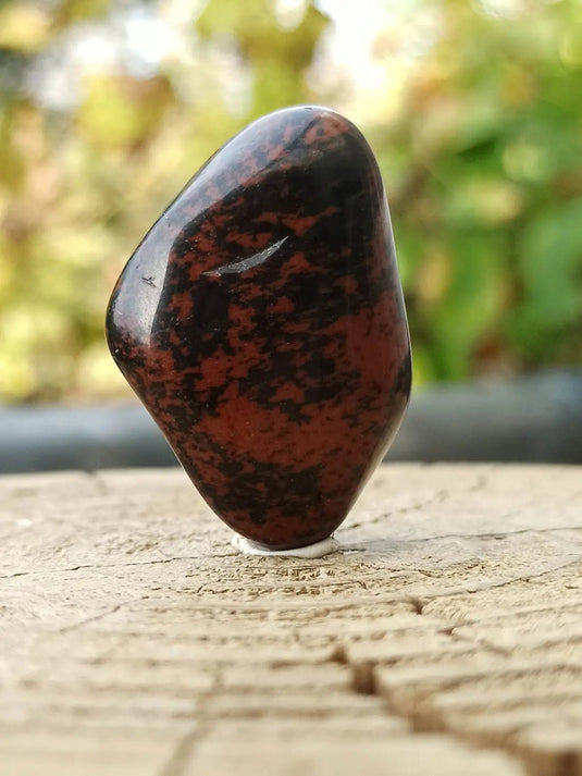 Obsidienne Acajou Magahony du Mexique pierre roulée Grade A++++ Obsidienne Acajou ou Magahony du Mexique