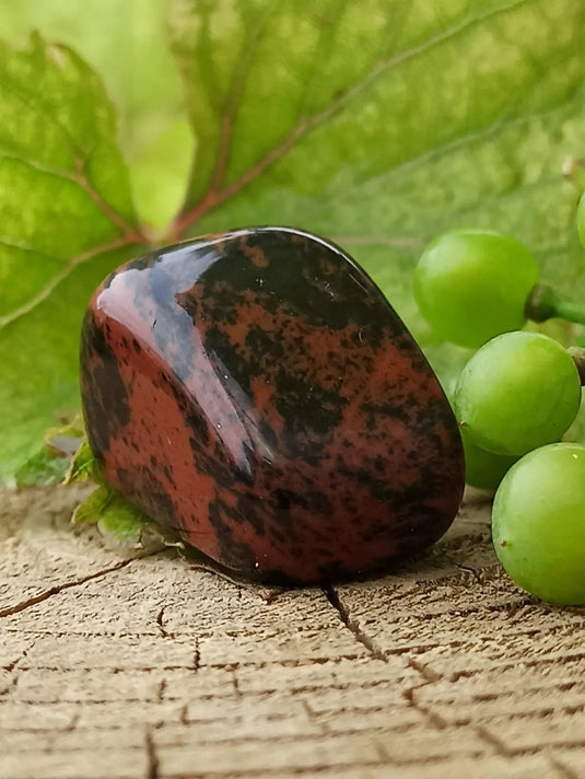 Obsidienne Acajou Magahony du Mexique pierre roulée Grade A++++ Obsidienne Acajou ou Magahony du Mexique