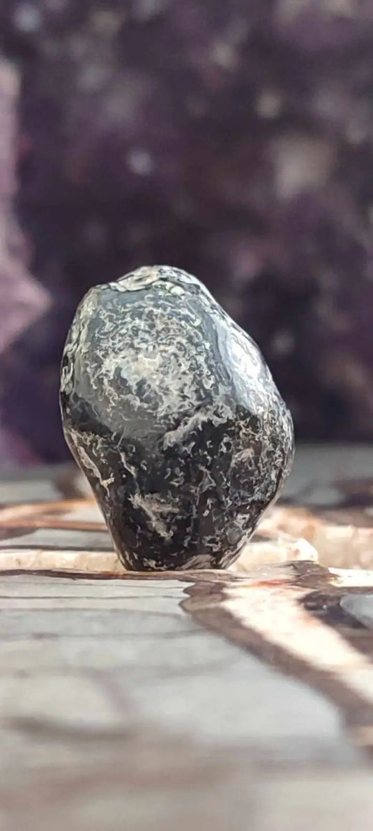Obsidienne larme d’apache du Mexique Grade A++++ Obsidienne larme d’apache pierre roulée
