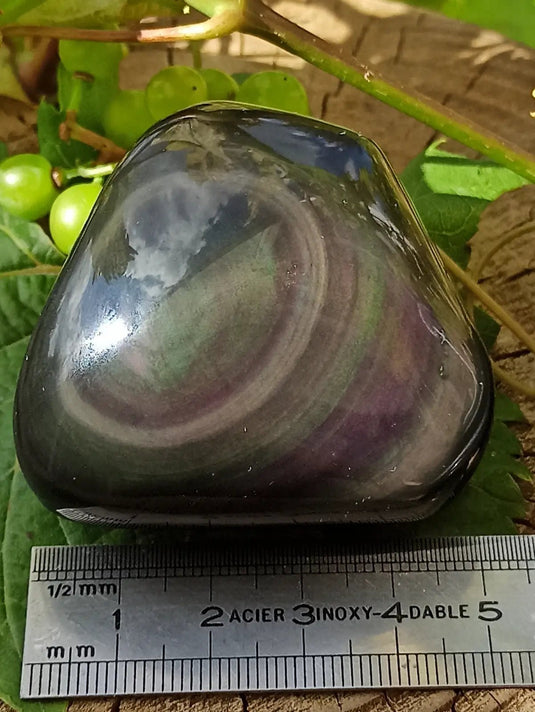 Obsidienne Œil céleste du Mexique galet Grade A++++ Obsidienne œil céleste galet