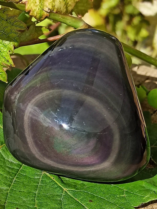 Obsidienne Œil céleste du Mexique galet Grade A++++ Obsidienne œil céleste galet