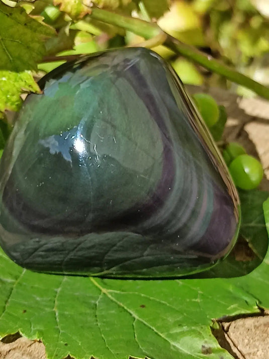 Obsidienne Œil céleste du Mexique galet Grade A++++ Obsidienne œil céleste galet