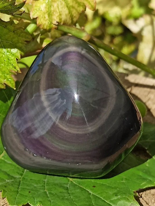 Obsidienne Œil céleste du Mexique galet Grade A++++ Obsidienne œil céleste galet