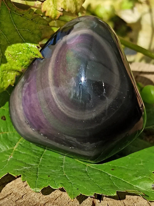 Obsidienne Œil céleste du Mexique galet Grade A++++ Obsidienne œil céleste galet