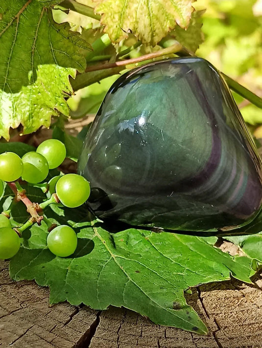 Obsidienne Œil céleste du Mexique galet Grade A++++ Obsidienne œil céleste galet