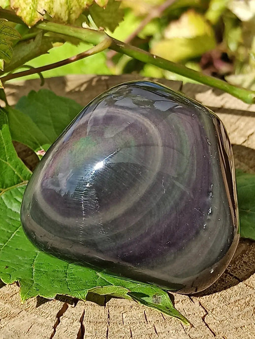Obsidienne Œil céleste du Mexique galet Grade A++++ Obsidienne œil céleste galet
