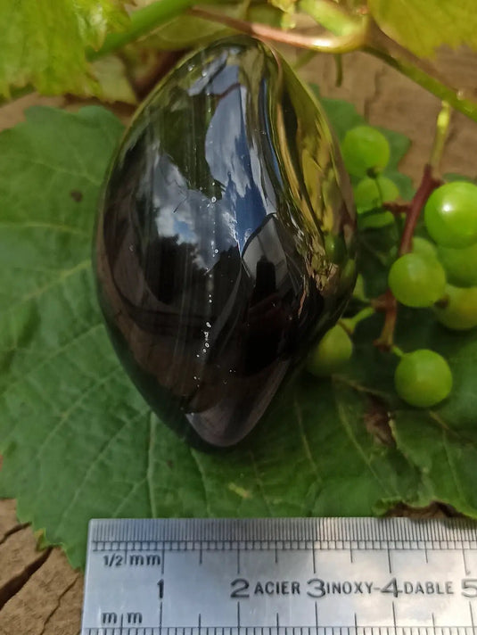 Obsidienne Oeil céleste du Mexique galet Grade A++++ Obsidienne œil céleste galet