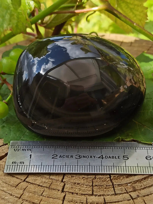Obsidienne Oeil céleste du Mexique galet Grade A++++ Obsidienne œil céleste galet