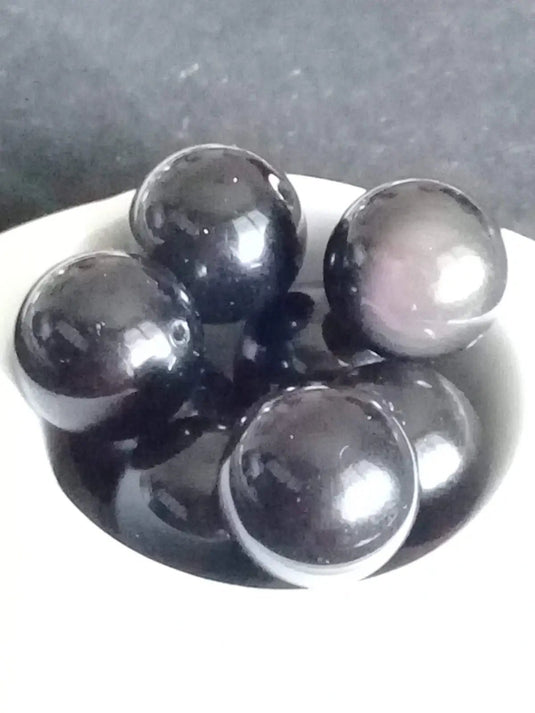 Obsidienne Œil céleste du Mexique Perle Grade A++++ Prix perle à l’unité Oeil céleste du Mexique perle