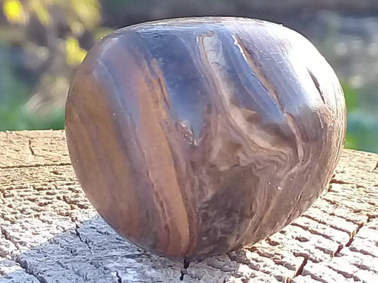 Œil de fer (Œil de tigre Œil de taureau Hématite) pierre roulée Grade A ++++ Œil de fer (Œil de tigre Œil de taureau Hématite)