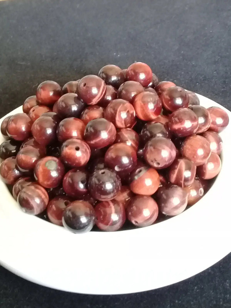 Load image into Gallery viewer, Œil de taureau du Mexique perle Grade A++++ Prix perle à l’unité Œil de taureau du Mexique perles 8mm
