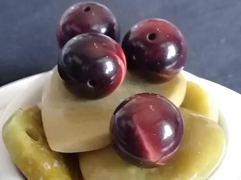 Load image into Gallery viewer, Œil de taureau du Mexique perle Grade A++++ Prix perle à l’unité Œil de taureau du Mexique perles 8mm
