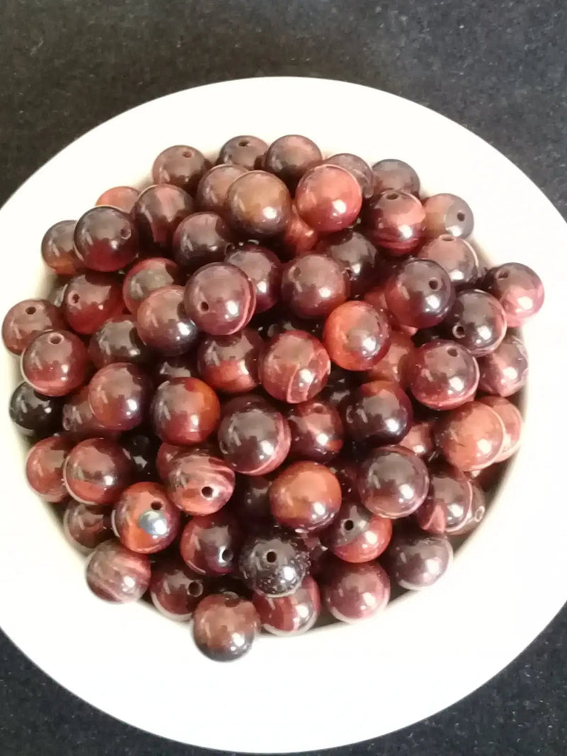 Load image into Gallery viewer, Œil de taureau du Mexique perle Grade A++++ Prix perle à l’unité Œil de taureau du Mexique perles 8mm
