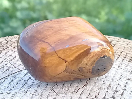 Œil de Tigre avec Hématite pierre roulée Grade A ++++ Œil de Tigre avec Hématite pierre roulée