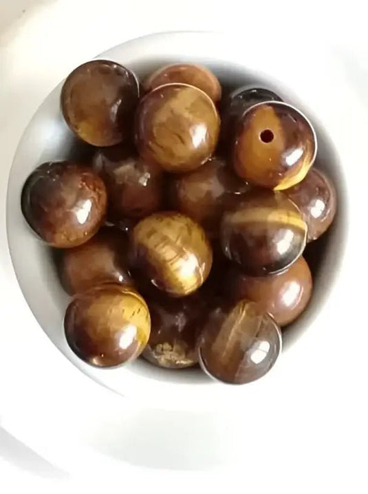 Œil de tigre du Mexique perle Grade A++++ Prix perle à l’unité Œil de tigre du Mexique perles 8mm