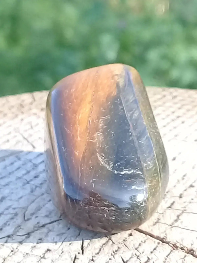 Load image into Gallery viewer, Œil de Tigre et Œil de Faucon pierre roulée Grade A ++++ Œil de Tigre Œil de Faucon pierre roulée
