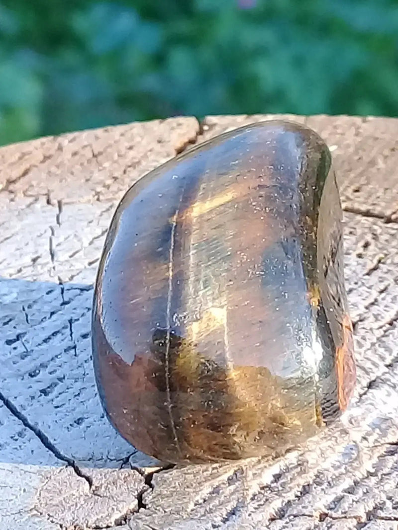 Chargez l&#39;image dans la visionneuse de la galerie, Œil de tigre &amp; Œil de faucon pierre roulée Grade A ++++ Œil de Tigre Œil de Faucon pierre roulée
