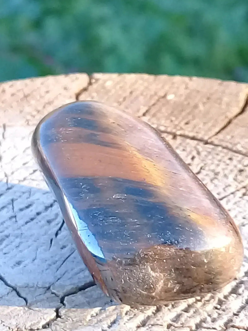 Chargez l&#39;image dans la visionneuse de la galerie, Œil de tigre &amp; Œil de faucon pierre roulée Grade A ++++ Œil de Tigre Œil de Faucon pierre roulée
