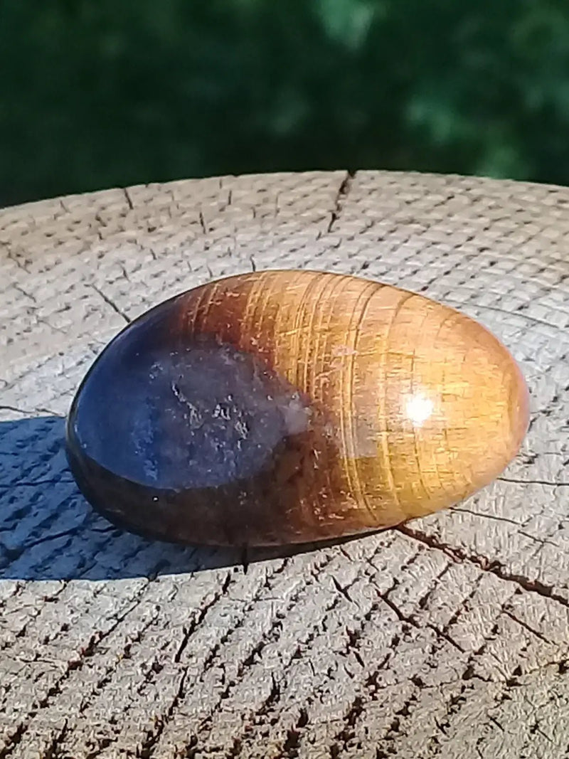 Load image into Gallery viewer, Œil de Tigre Œil de Faucon pierre roulée Grade A ++++ Œil de Tigre Œil de Faucon pierre roulée
