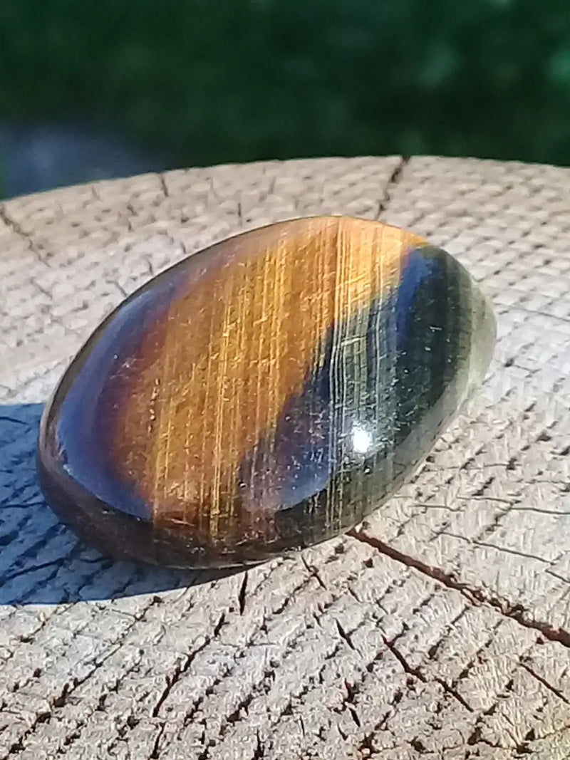 Load image into Gallery viewer, Œil de Tigre Œil de Faucon pierre roulée Grade A ++++ Œil de Tigre Œil de Faucon pierre roulée
