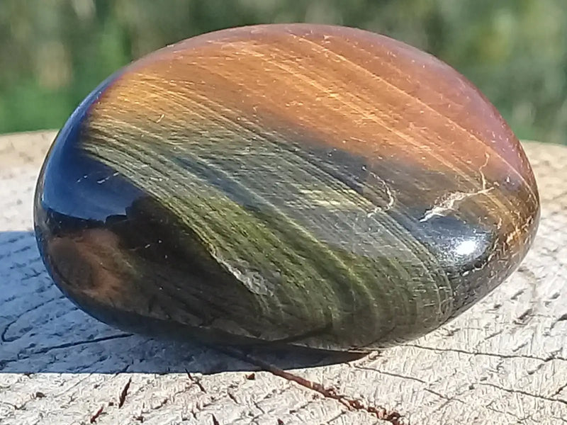 Load image into Gallery viewer, Œil de Tigre Œil de Faucon pierre roulée Grade A ++++ Œil de Tigre Œil de Faucon pierre roulée
