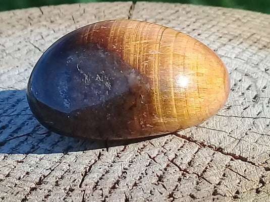 Œil de Tigre Œil de Faucon pierre roulée Grade A ++++ Œil de Tigre Œil de Faucon pierre roulée