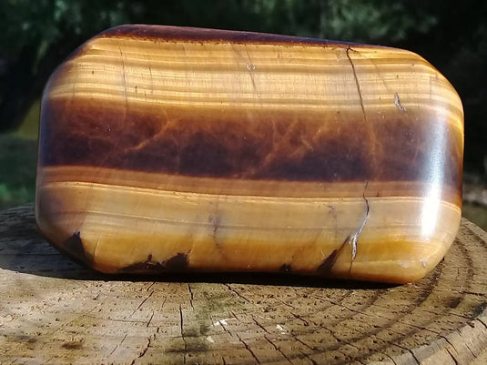 Oeil de tigre Galet Grade A ++++ Œil de tigre Galet