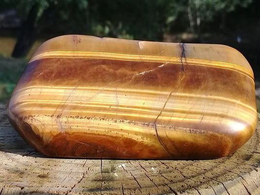 Oeil de tigre Galet Grade A ++++ Œil de tigre Galet