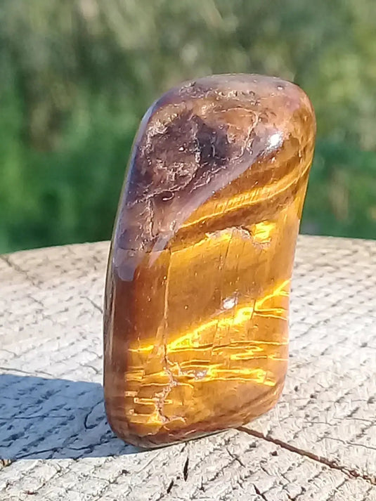 Œil de Tigre pierre roulée Grade A ++++ Œil de Tigre pierre roulée