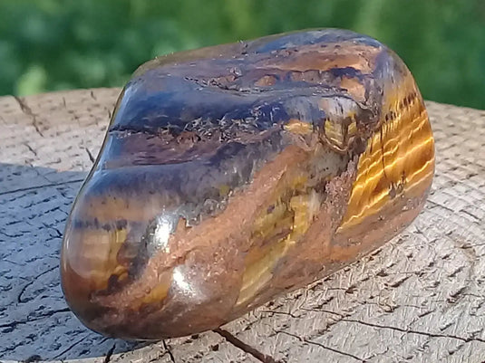 Œil de Tigre pierre roulée Grade A ++++ Œil de Tigre pierre roulée