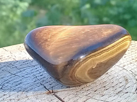 Œil de Tigre pierre roulée Grade A ++++ Œil de Tigre pierre roulée