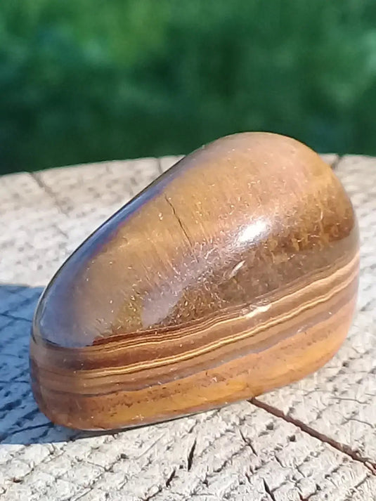 Œil de Tigre pierre roulée Grade A ++++ Œil de Tigre pierre roulée