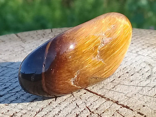 Œil de Tigre pierre roulée Grade A ++++ Œil de Tigre pierre roulée