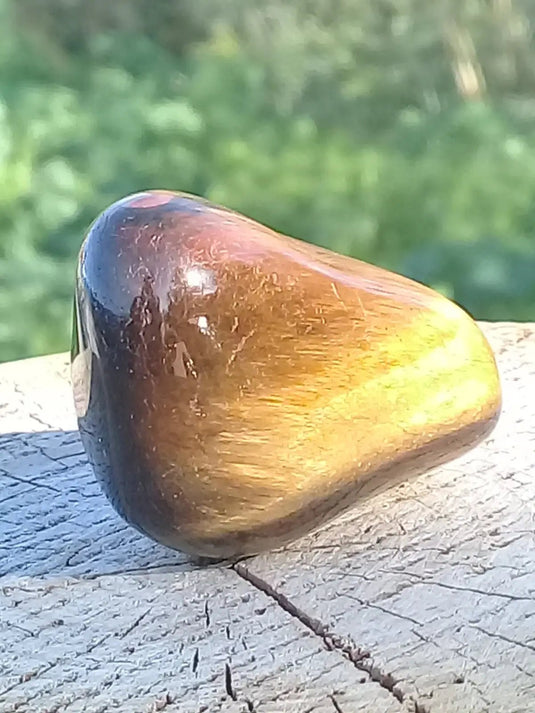 Œil de Tigre pierre roulée Grade A ++++ Œil de Tigre pierre roulée