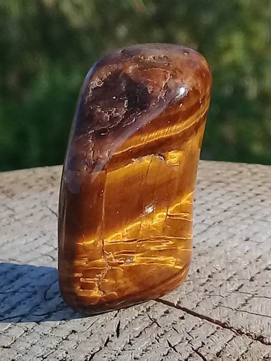 Œil de Tigre pierre roulée Grade A ++++ Œil de Tigre pierre roulée