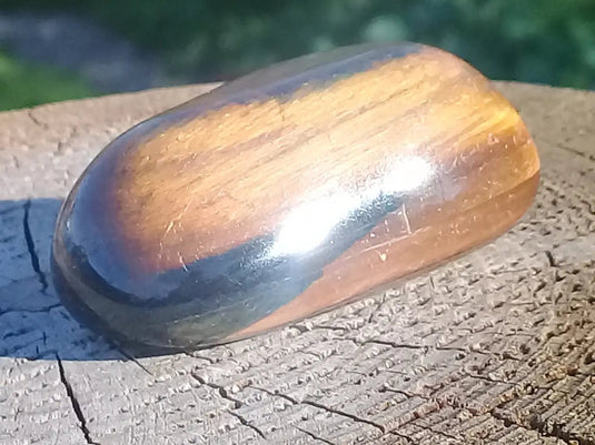 Œil de Tigre pierre roulée Grade A ++++ Œil de Tigre pierre roulée