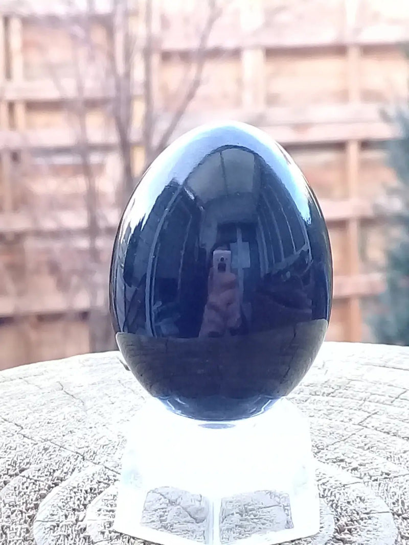 Chargez l&#39;image dans la visionneuse de la galerie, Œuf ’ Tantra Yoni ’ en Jade Néphrite de Birmanie Grade A++++ Gros modèle Œuf de ’ Tantra Yoni ’ en Jade Néphrite de Birmanie gros modèle
