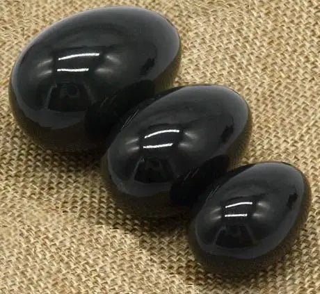 Œuf ’ Tantra Yoni ’ en Jade Néphrite de Birmanie Grade A++++ kit 3 tailles Œuf ’ Tantra Yoni ’ Jade Néphrite de Birmanie kit 3 tailles
