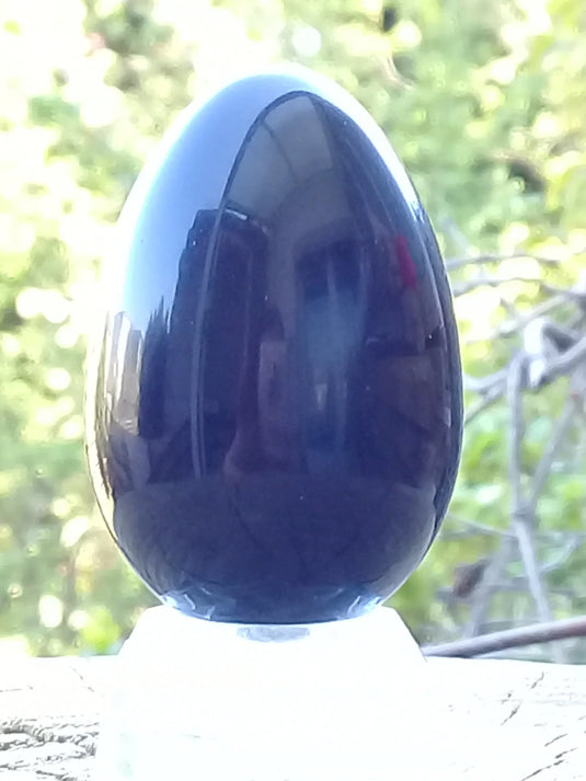 Œuf ’ Tantra Yoni ’ en Obsidienne noire du Mexique Grade A ++++ Gros modèle Œuf " Tantra Yoni " en Obsidienne noire du Mexique Gros modèle Dans la besace du p'tit Poucet   