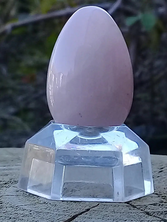 Œuf ’ Tantra Yoni ’ en Quartz rose du Brésil Grade A ++++ Petit modèle Œuf ’ Tantra Yoni ’ en Quartz rose du Brésil Petit modèle