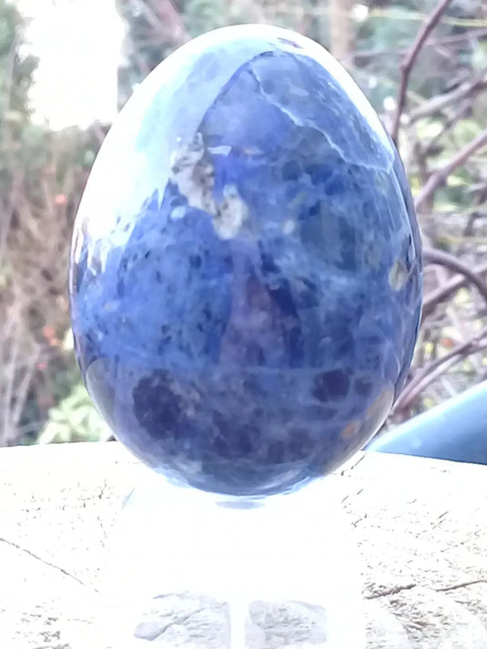 Œuf ’ Tantra Yoni ’ en Sodalite Grade A++++ modèle XL Œuf ’ Tantra Yoni ’ en Sodalite