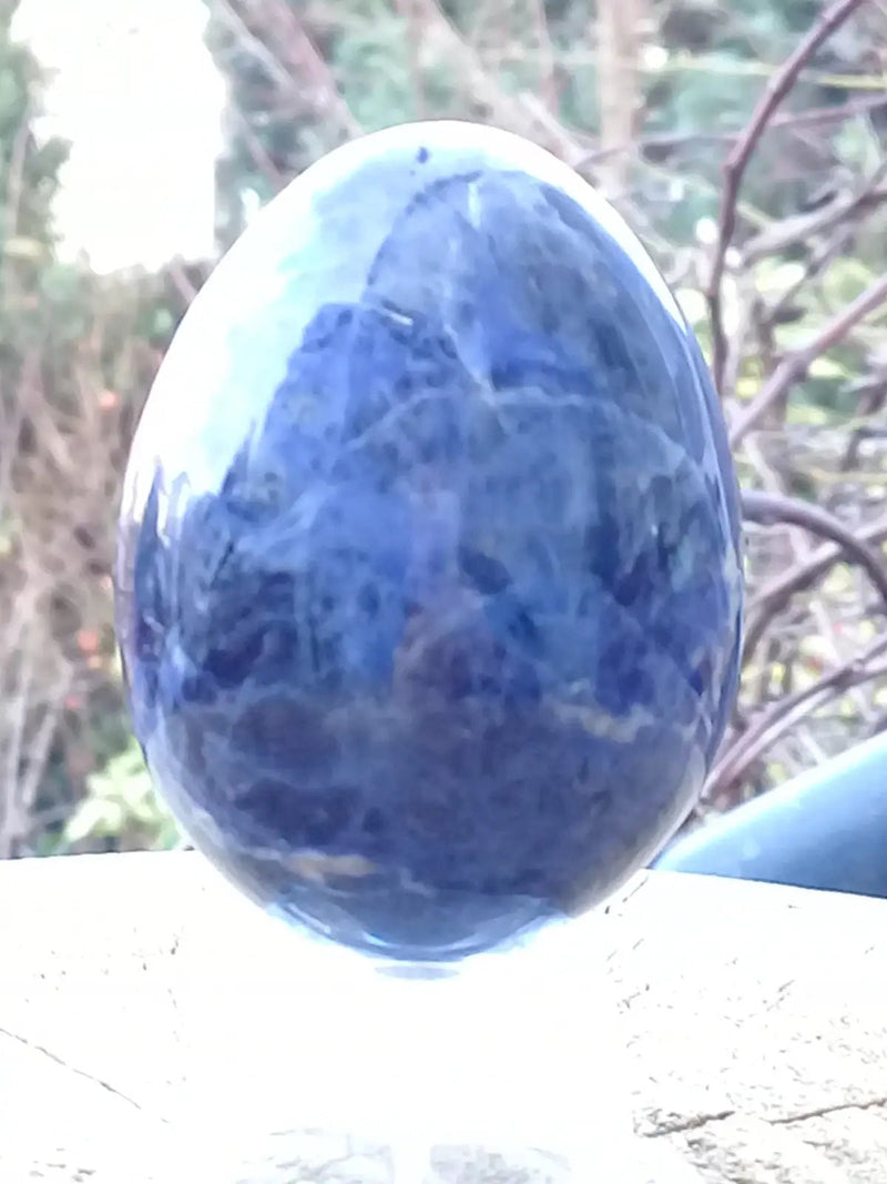 Load image into Gallery viewer, Œuf ’ Tantra Yoni ’ en Sodalite Grade A++++ modèle XL Œuf ’ Tantra Yoni ’ en Sodalite
