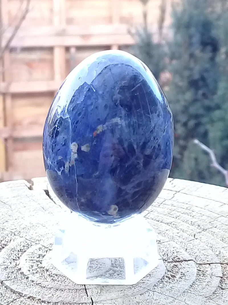 Load image into Gallery viewer, Œuf ’ Tantra Yoni ’ en Sodalite Grade A++++ modèle XL Œuf ’ Tantra Yoni ’ en Sodalite
