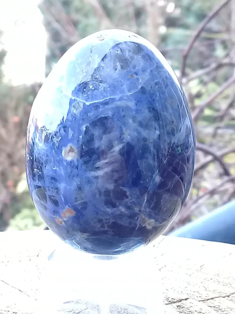 Load image into Gallery viewer, Œuf ’ Tantra Yoni ’ en Sodalite Grade A++++ modèle XL Œuf ’ Tantra Yoni ’ en Sodalite

