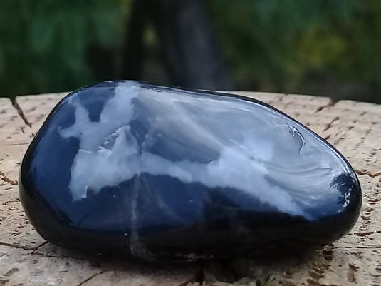 Onyx noire du Brésil pierre roulée Grade A++++ Onyx noire du Brésil pierre roulée