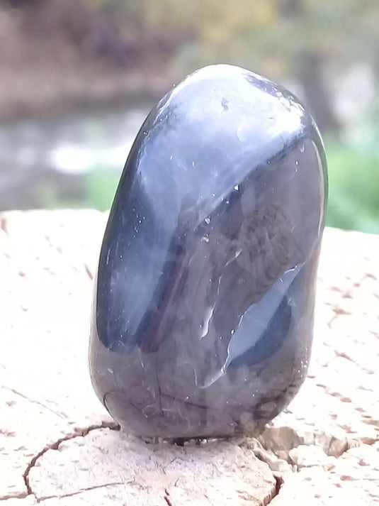 Onyx noire du Brésil pierre roulée Grade A++++ Onyx noire du Brésil pierre roulée